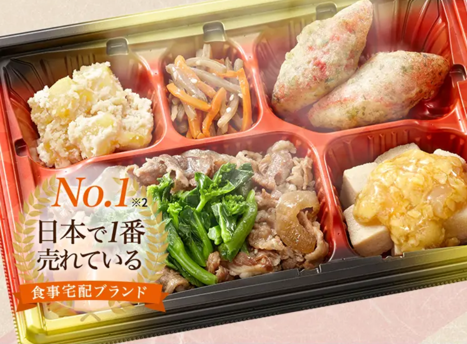 弁当　俯瞰　5品目